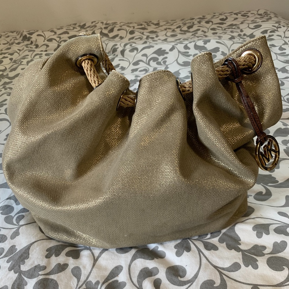 Michael Kors Gold Hobo bag